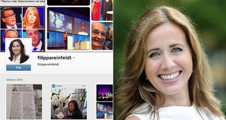 instagram, Filippa Reinfeldt, Moderaterna